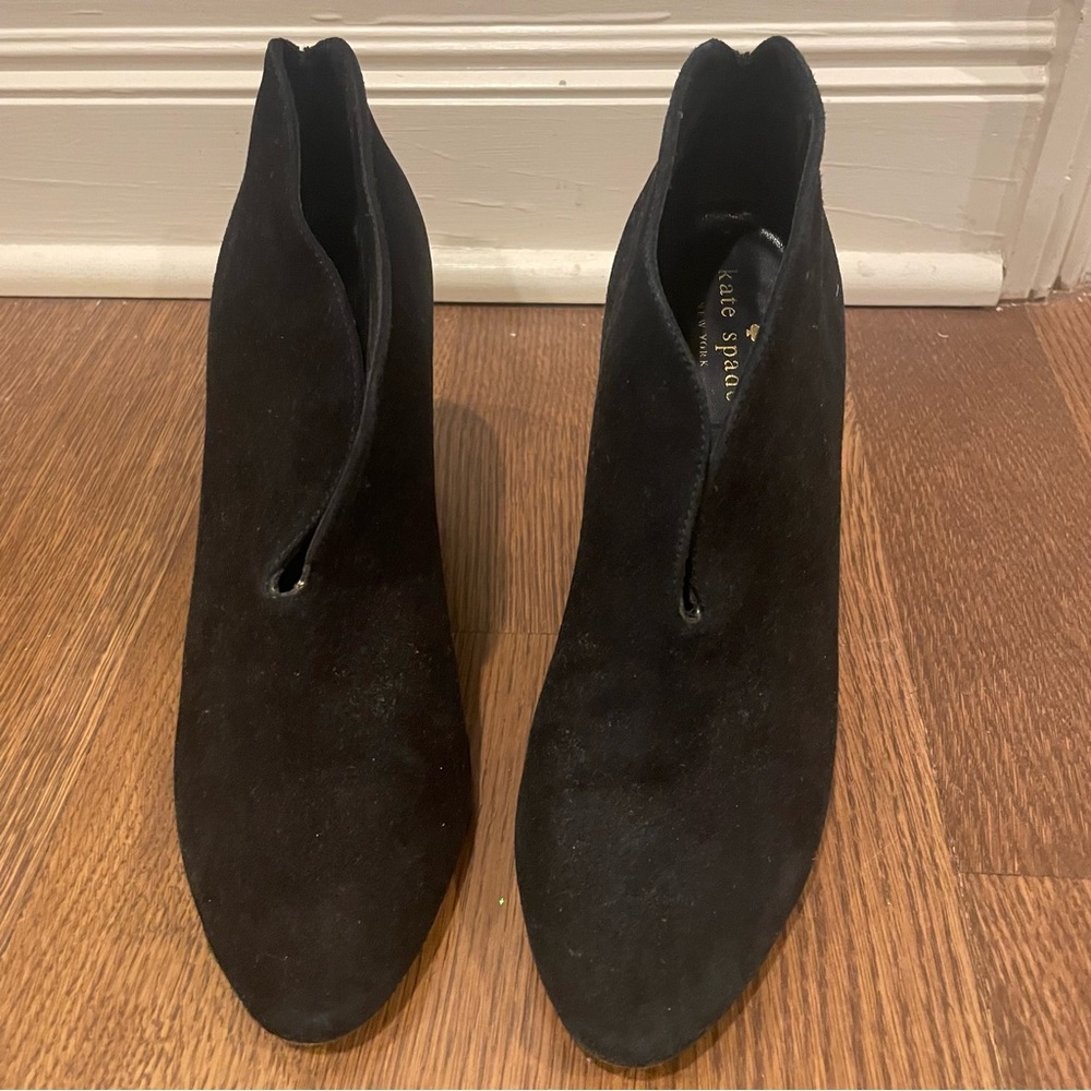 Kate Spade Black Booties Size 8
